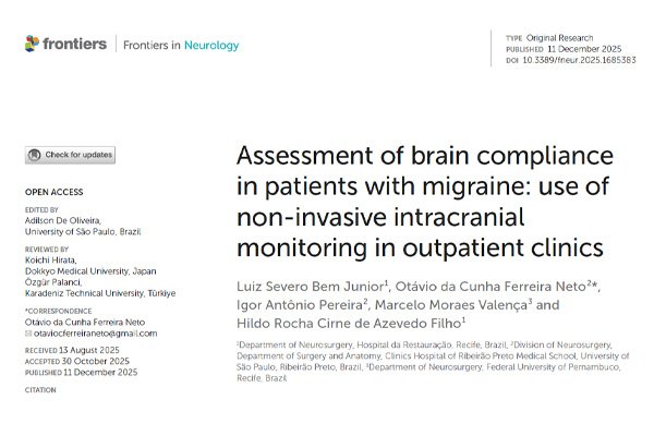 Assessment of brain compliance in patients with migraine: use of non-invasive intracranial monitoring in outpatient clinics